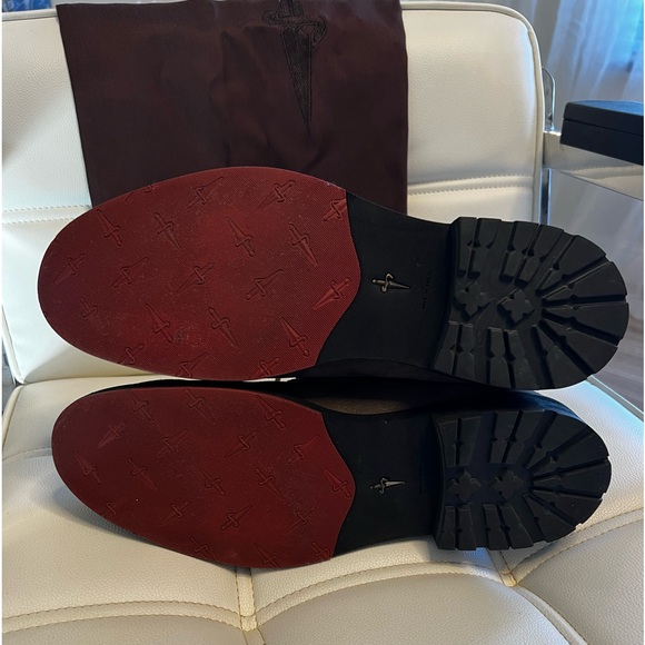 Cesare Paciotti Men's Suede Boots,Size 9 (US Sizing),Color Grey. - Picture 6 of 10